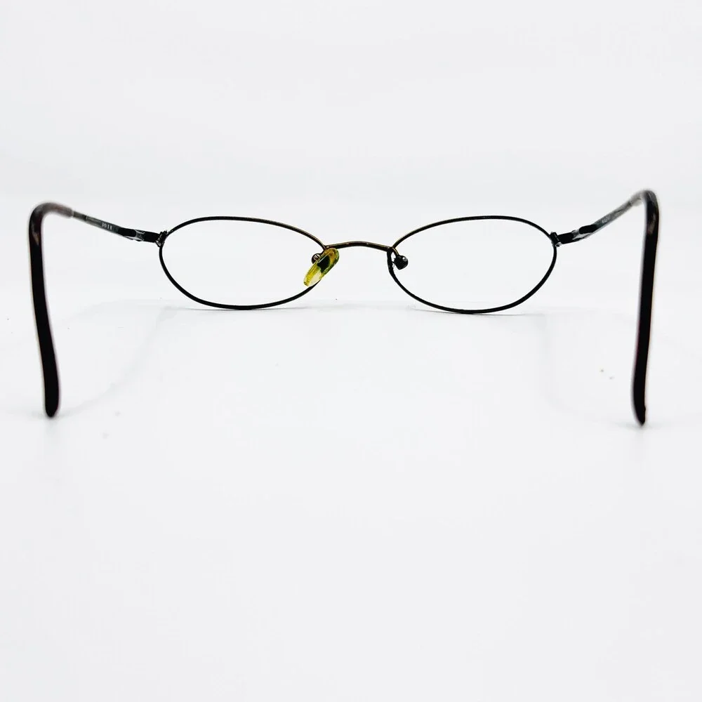 Jill Stuart Eyeglasses Women Brown Oval JS-115-1 Full Rim 140